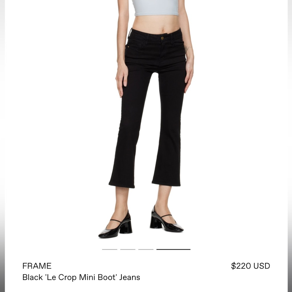Frame LE Crop Mini Boot jeans 25